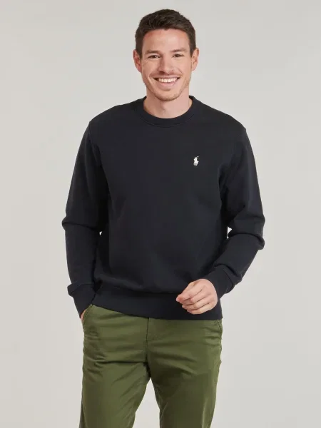 Froté mikina Polo Ralph Lauren čierna