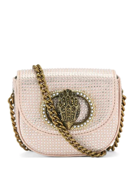 Mini rankinė Kurt Geiger London su kristalais rožinė