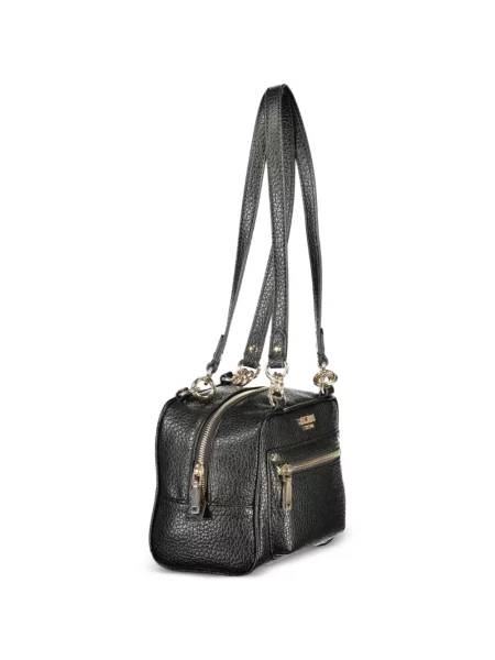 Kézitáska Guess autogrammal fekete