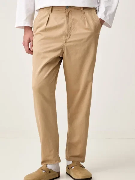 G-Star pantaloni chinos pentru bărbați cu Pleated Chino Relaxed Tapered bej