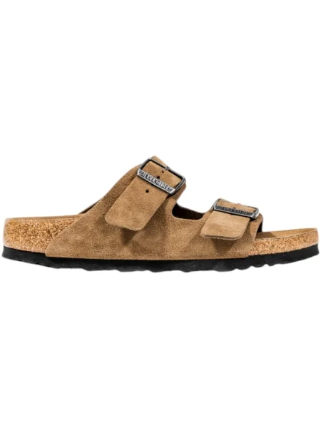 Birkenstock papucs velúrból Arizona barna