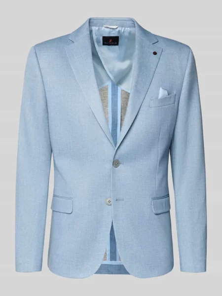 Marynarka na 2 o kroju slim fit z z patką model Nick' Zuitable
