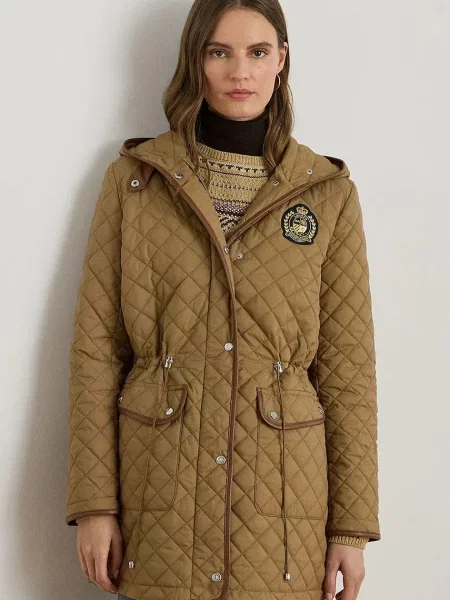 Яке Lauren Ralph Lauren преходен модел кафяво
