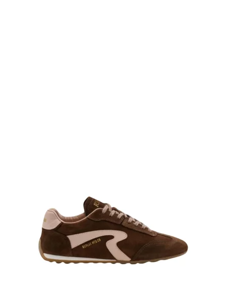 Sneakersy Replay skórzane brązowe