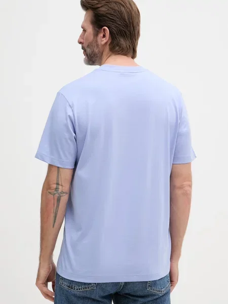 Lacoste basic férfi póló kék