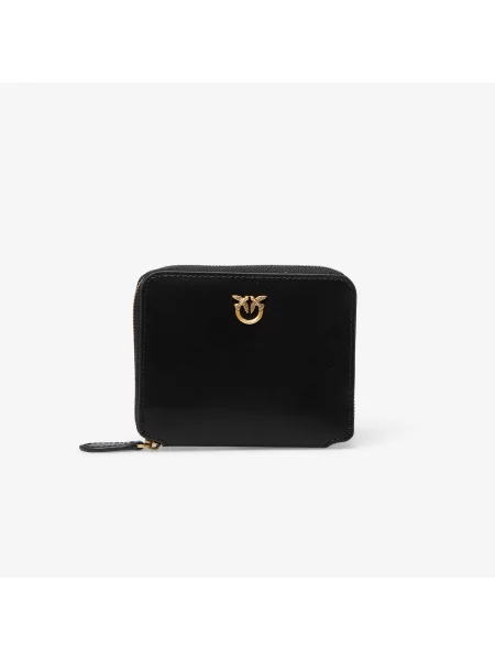 Портфейл Pinko Taylor Zip Around Vitello Seta Black Universal черно