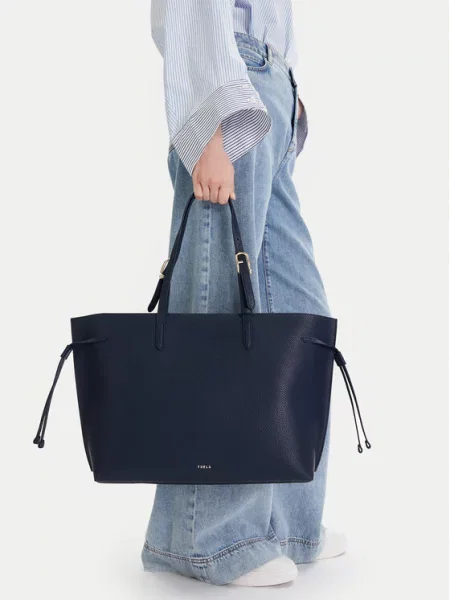 Furla Torebka Ava L CN Granatowy niebieska