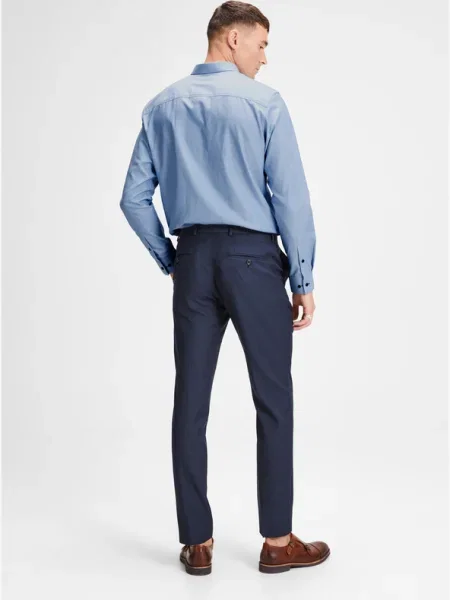 JACK & JONES Pantaloni eleganți JPRSOLARIS bleumarin albastru