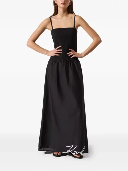 Rochie maxi Karl Lagerfeld negru