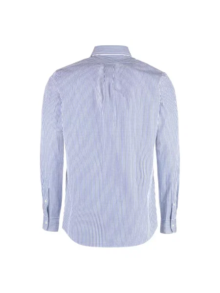 Koszula Ralph Lauren ze stretchu niebieska