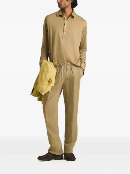 Lung tricou polo Kiton