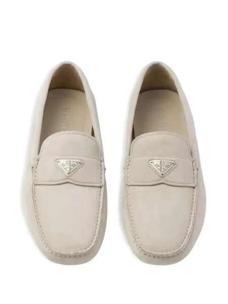 Pantofi loafer Prada cu autograf