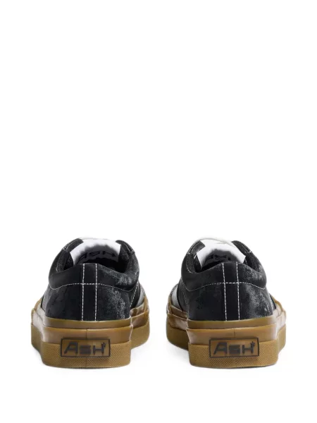 Top Ash din piele negru