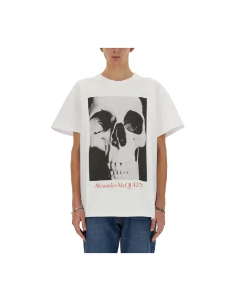 Koszulka Alexander Mcqueen biała