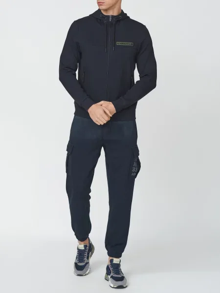 Спортивна кофта Aeronautica Militare синя