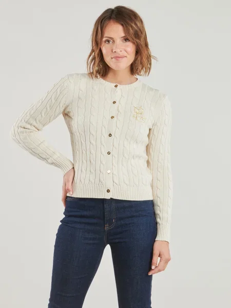 LAUREN RALPH LAUREN Kardigán RALHAN-LONG | Regular Fit bézs