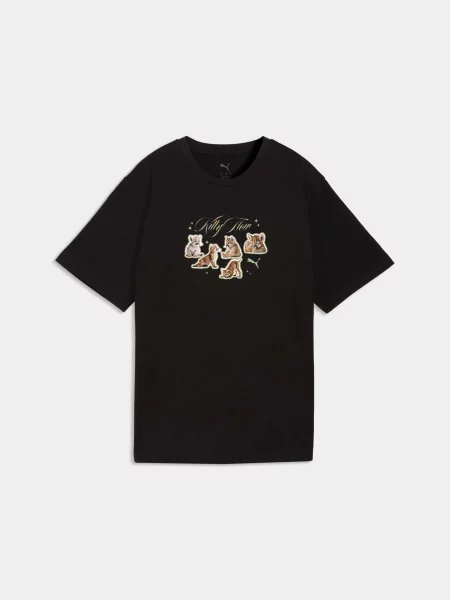 Футболка PUMA Graphics Tee комбінований верх чорний