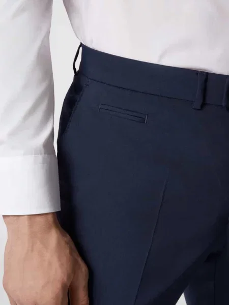 Spodnie w kroju regular fit z mieszanki wełny dziewiczej z dodatkiem stretchu model Enrico' Brax