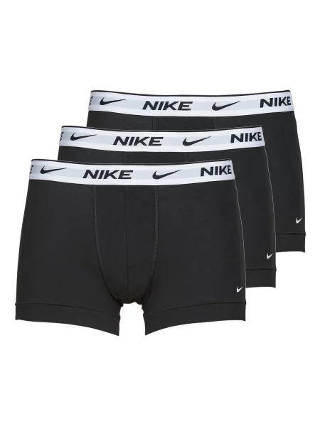 Boxerky Nike Everyday Cotton Stretch Trunk black/white wb černé