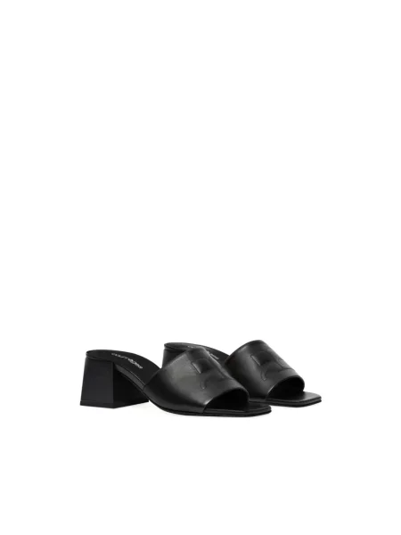 Klapki Courreges czarne