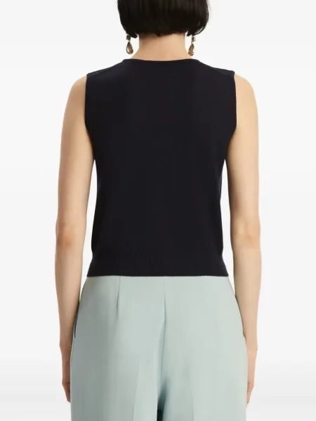 Top Oscar De La Renta albastru