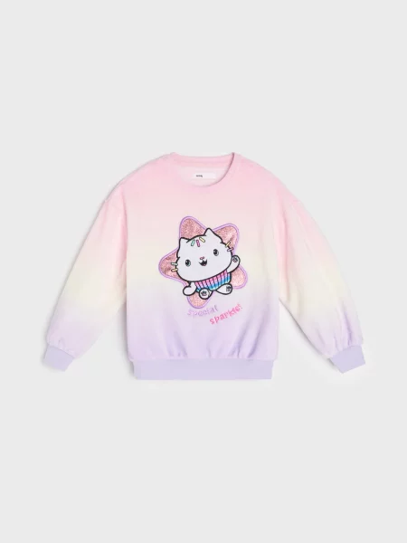 Sinsay Mikina typu crewneck Gabby's Dollhouse vícebarevná