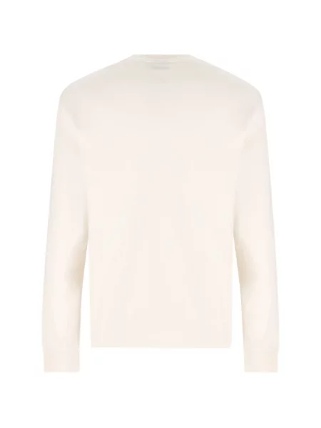 Lung tricou Napapijri cu imagine alb