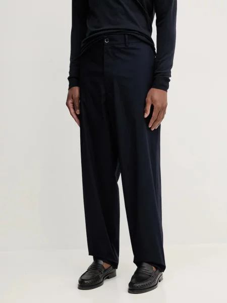 BARENA VENEZIA pantaloni Camicia Mola barbati marin cu fason chinos albastru