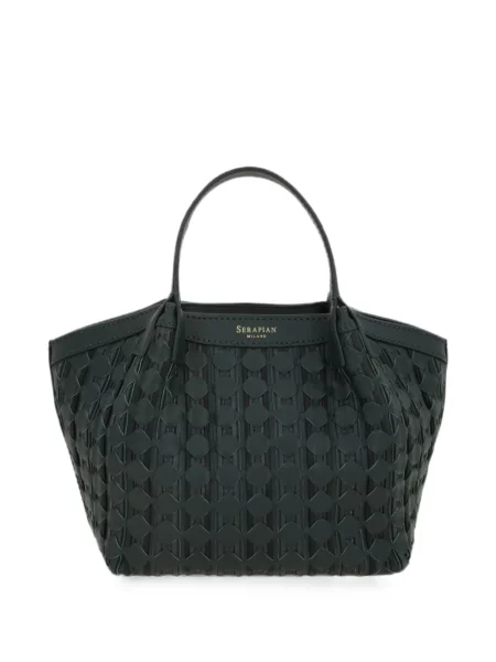 Geantă shopper Serapian verde