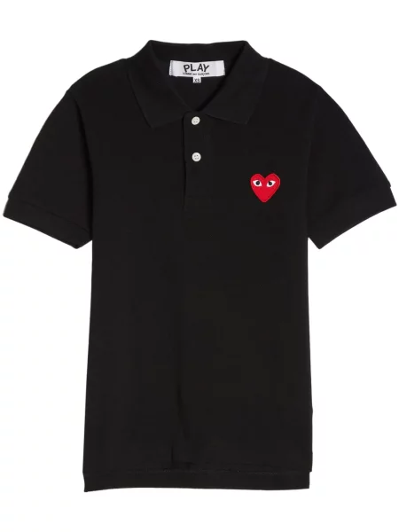 Polo Comme Des Garcons Play negru