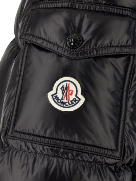 Geacă cu puf Moncler Maire cu glugă negru