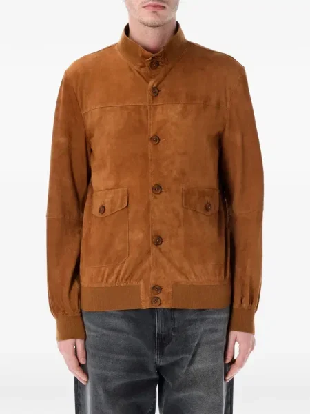 Kurtka skórzana S.w.o.r.d. brązowa