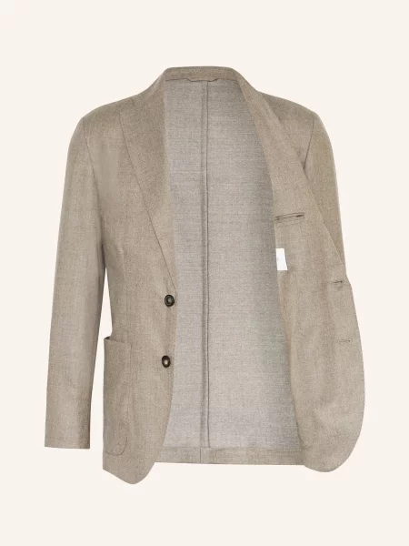 Eton Marynarka Slim Fit beige szara