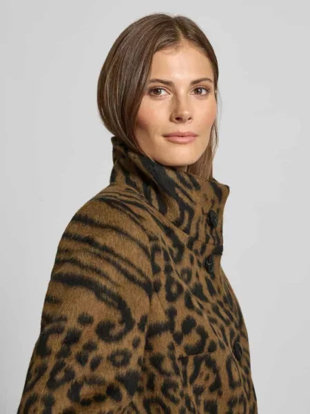 Płaszcz ze stójką model ‘FLORA’ Milo Coats czarny