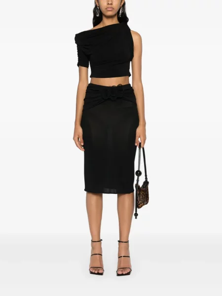 Palaidinė be rankovių Jacquemus juoda