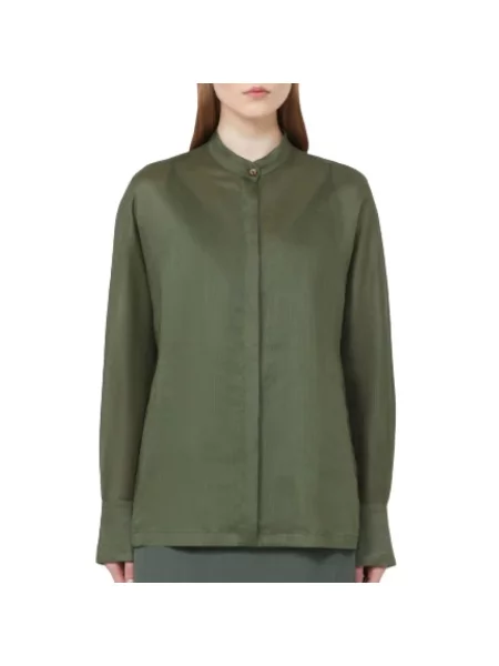 Koszula Max Mara Studio zielona