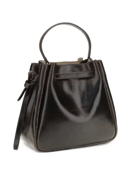 Τσάντα Tory Burch με φθαρμένο εφέ καφέ