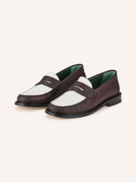 Vinny's Penny Loafers Yardee braun białe