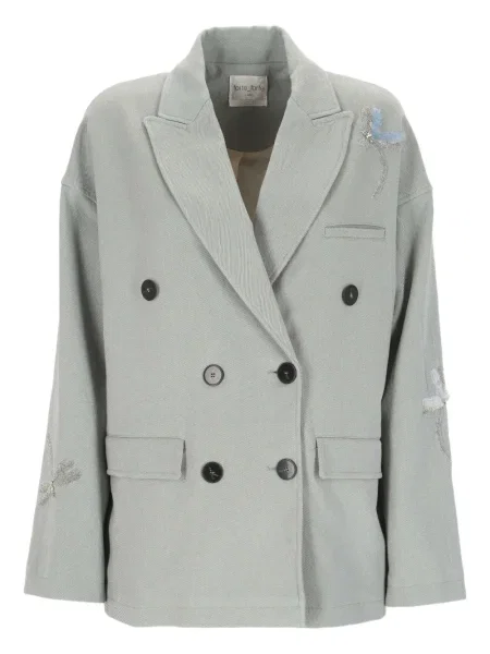 Sacou Forte_forte cu broderie verde