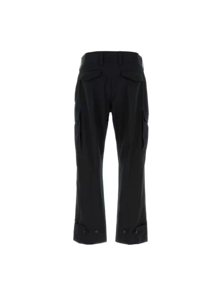 Spodnie cargo Alexander Mcqueen czarne