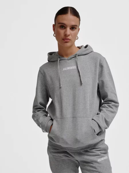 Bluza z kapturem Hummel Elemental szara