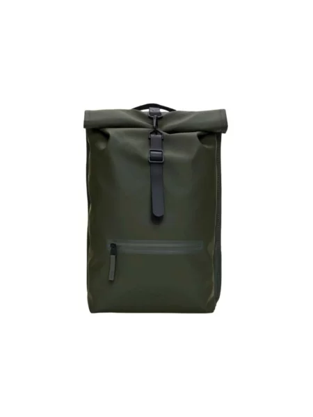 Mestský batoh Rains Rolltop W3 13 l zelený