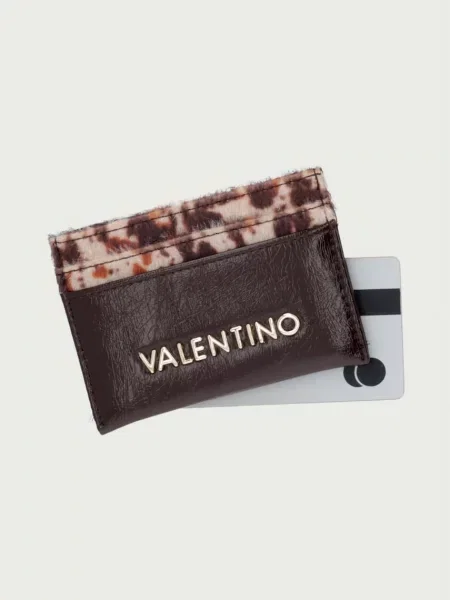 Valentino Bags etui na karty LINE brązowy