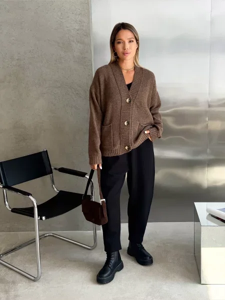 Кардиган ART KNIT коричневий