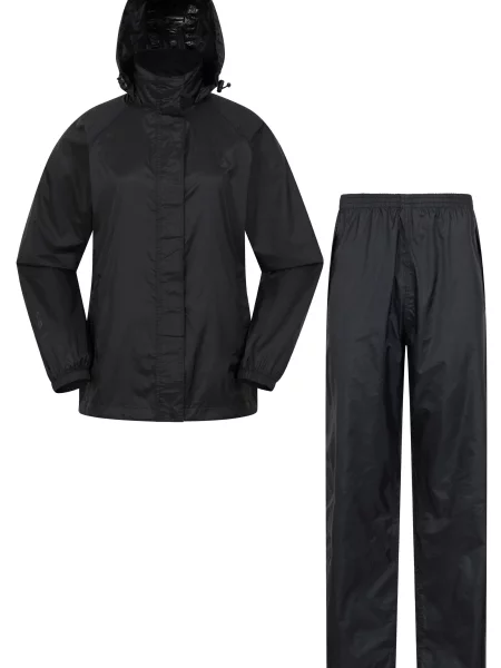 Pakka — zestaw kurtka/spodnie Black czarne