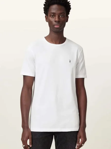 AllSaints Tricou BRACE alb