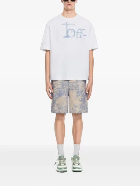 Scurt tricou Off-white alb