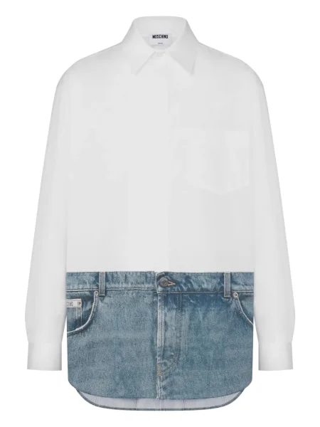 Cămașă Moschino cu imagine alb