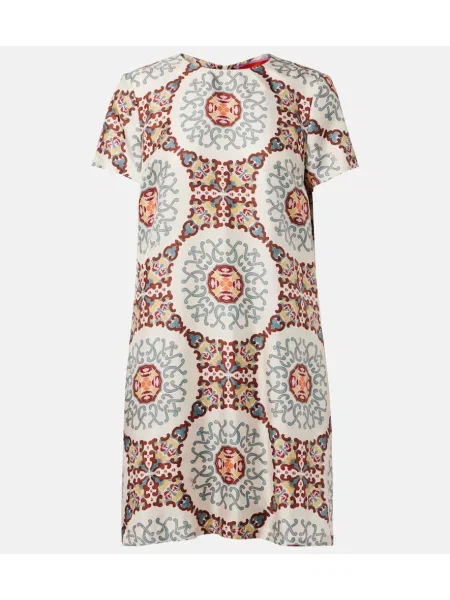 Rochie La Doublej din satin cu imagine