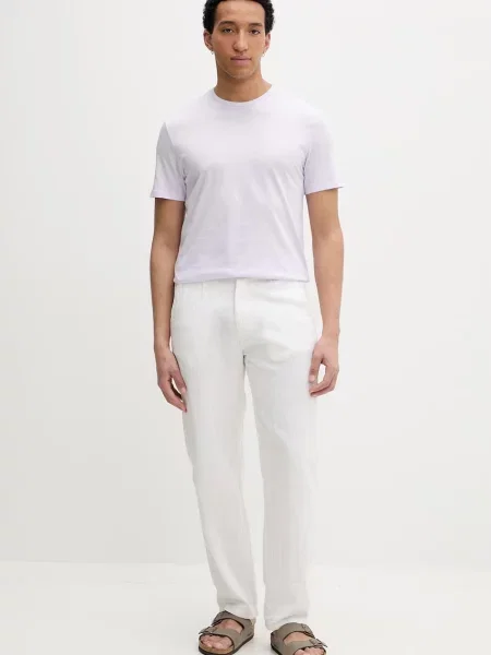 Calvin Klein t-shirt ανδρικό μωβ